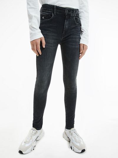 Calvin Klein Ruhák HU443985 | Calvin Klein Super Fiu Farmernadrág Fekete